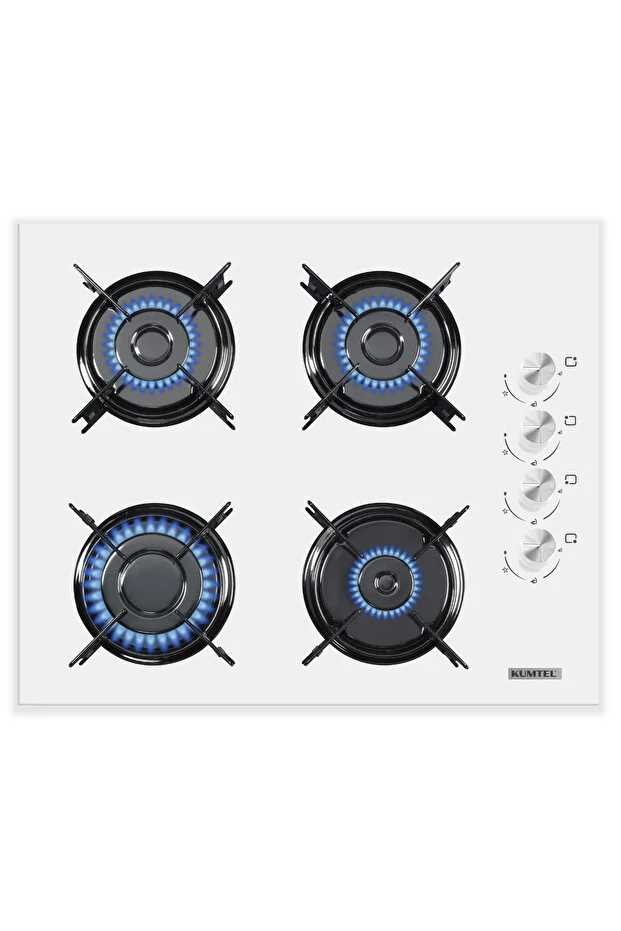 Dizayn Beyaz Cam Ankastre Set